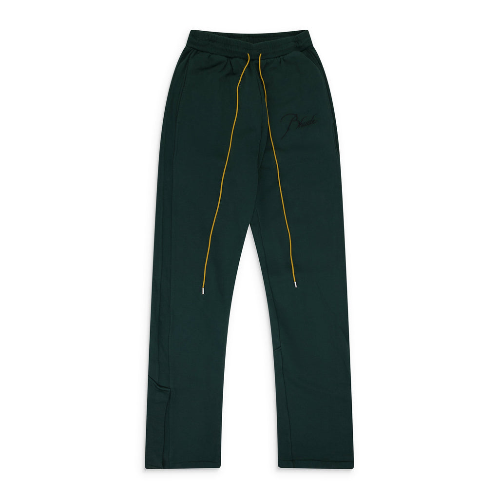 Green Script Logo Sweatpants