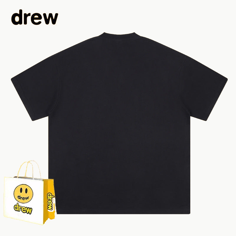 Drew T-shirts Cotton Short Sleeve Short Sleeve T-shirt Loose